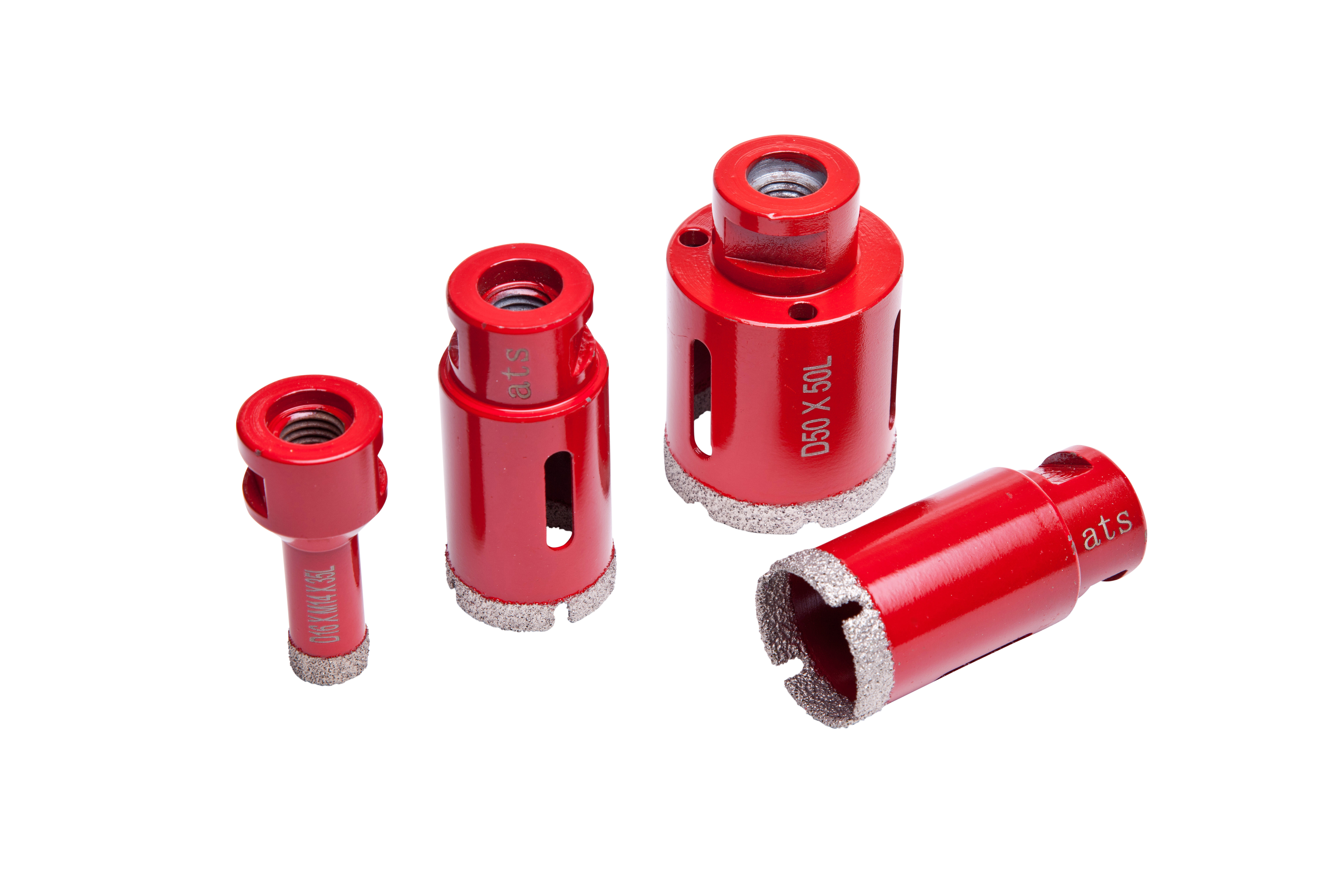 Vacuum brazed dry diamond holesaws M14 ATS Diamond Tools