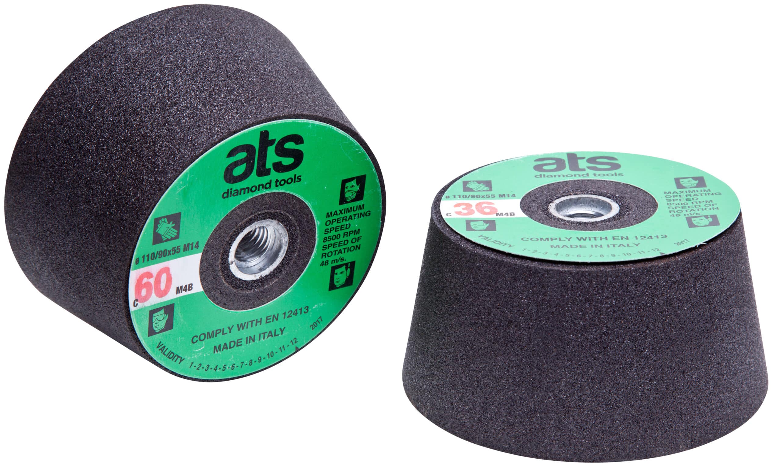 Tapered Silicon Carbide Cup Wheel M14