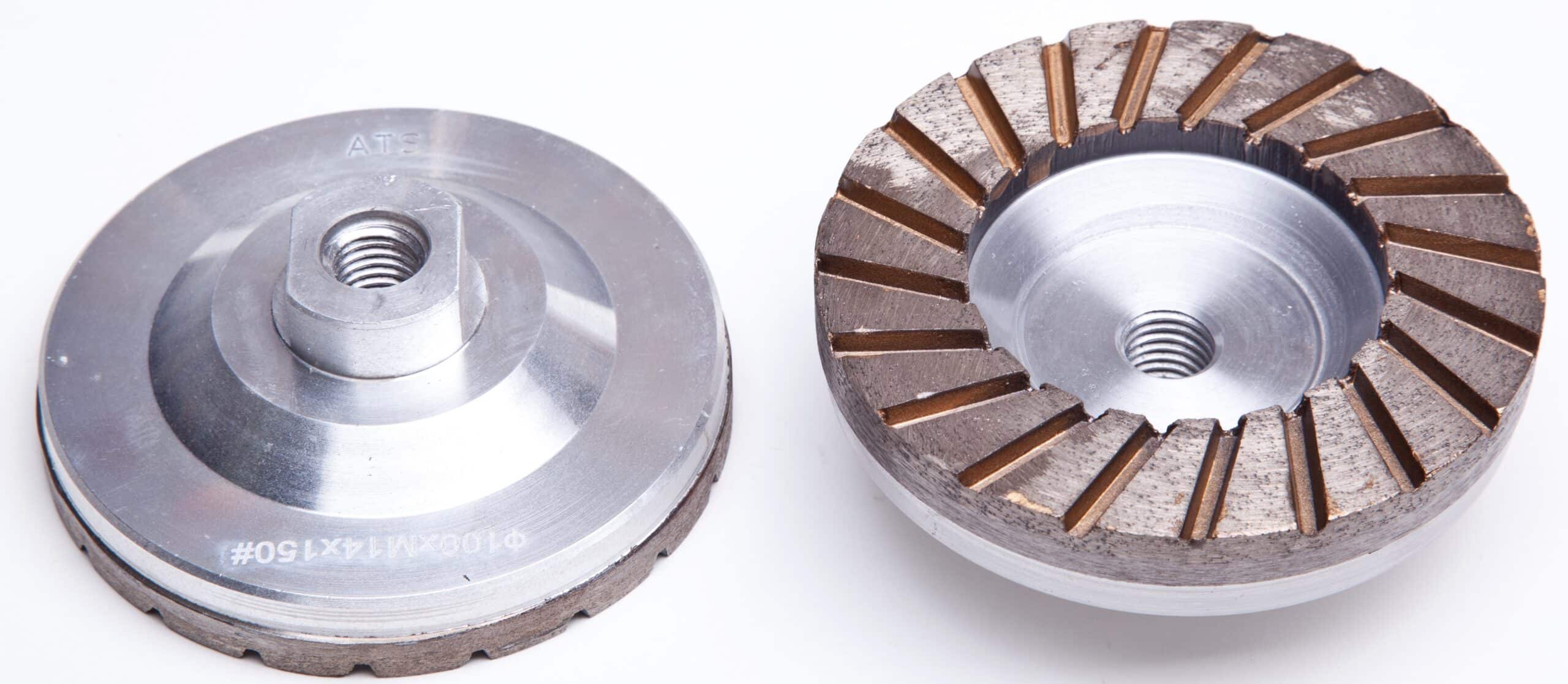 4" Diamond Turbo Grinding Cup Wheel M14 Thread Segt for Grinder Concrete Stone 