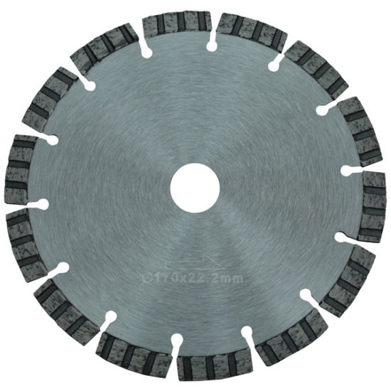 segmented stone cutting blade