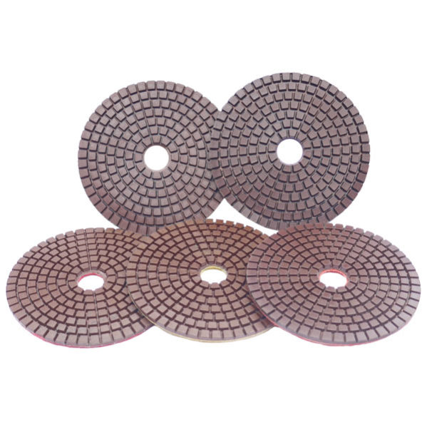 copper bonded diamond polishing pads