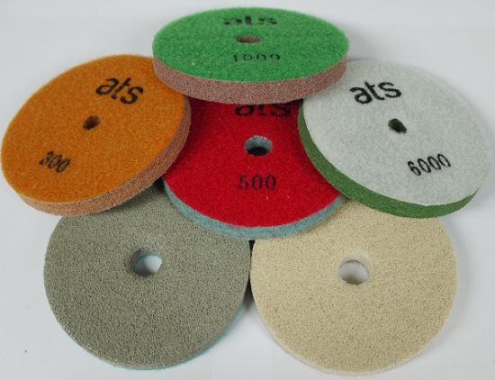 quartz diamond polishing pads