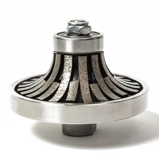 ATS Diamond Tools Half Bullnose Sintered Diamond Profiling Tool M14 for heavy-duty concrete stock removal