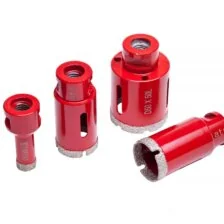 Vacuum Brazed Dry Diamond Drill M14 with 50mm working length