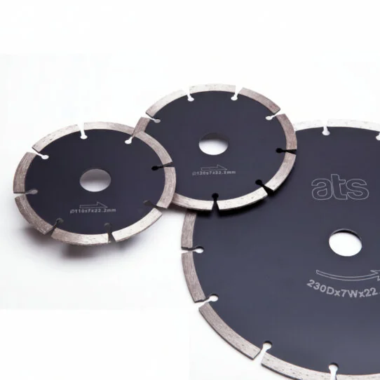 ATS Diamond Tools Premium Segmented Diamond Blade for cutting granite, marble, and concrete