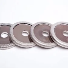 Drainer Groove Flute Wheels Vacuum Brazed Diamond
