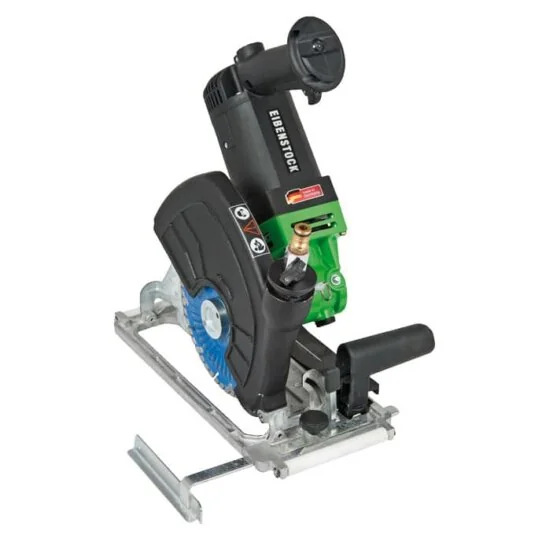Eibenstock EDS181 diamond cutter by ATS Diamond Tools for wet/dry stone and tile cutting, ergonomic handle design