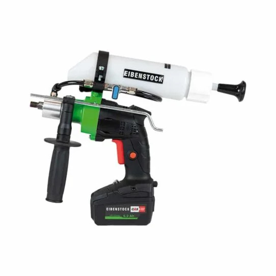 ATS Diamond Tools Eibenstock END 40-A Cordless Diamond Core Drill 18V, side view showcasing compact design